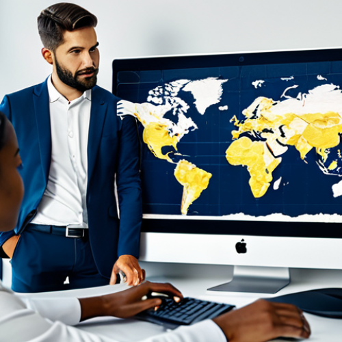 **

"A diverse team of professionals, including a storyteller and a data analyst, collaborating in a modern office. The storyteller is explaining insights from data visualizations on a screen. Everyone is fully clothed, appropriate attire, safe for work. Focus on teamwork and innovation, perfect anatomy, natural proportions, professional environment, high quality."

**