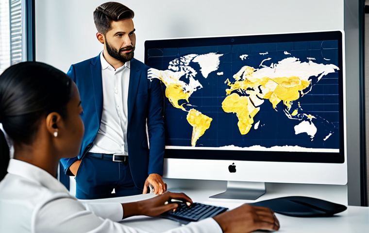 **

"A diverse team of professionals, including a storyteller and a data analyst, collaborating in a modern office. The storyteller is explaining insights from data visualizations on a screen. Everyone is fully clothed, appropriate attire, safe for work. Focus on teamwork and innovation, perfect anatomy, natural proportions, professional environment, high quality."

**