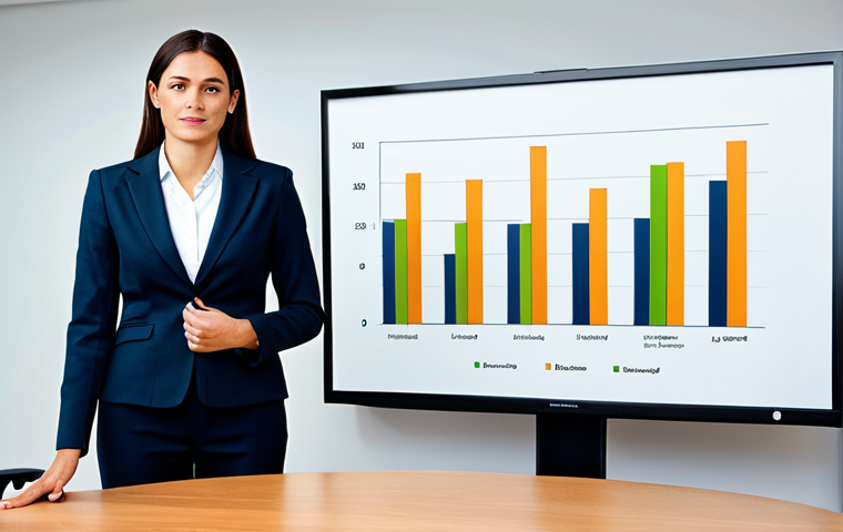 **
"A professional businesswoman in a modest business suit, presenting a graph illustrating storytelling's impact, in a modern office setting. Fully clothed, appropriate attire, safe for work, perfect anatomy, natural proportions, professional presentation, high quality, family-friendly."
**