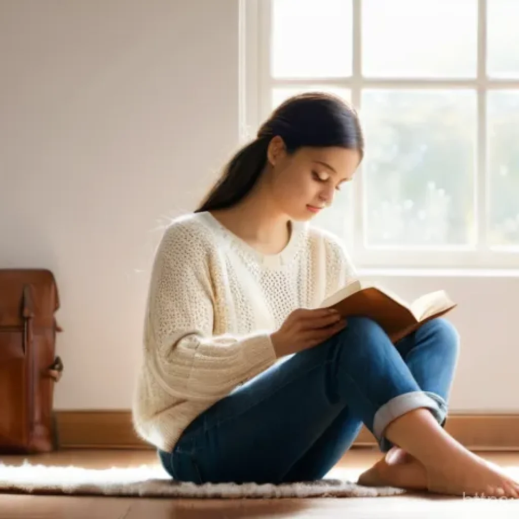 스토리텔러 직무와 관련된 성공 전략 - **Prompt 1: The Authentic Storyteller's Journey**
    "A young, thoughtful woman with soft, natural ...