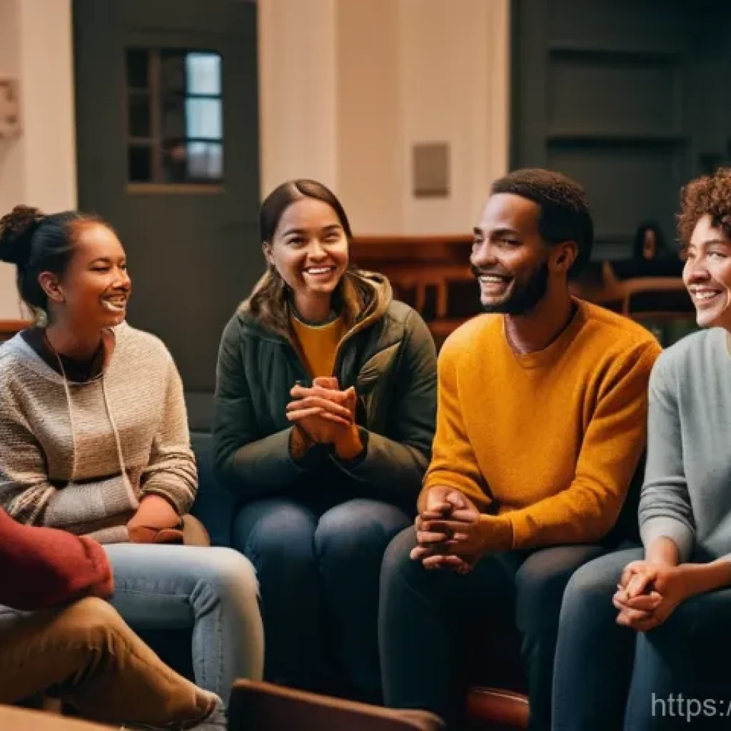 스토리텔러의 일상적인 작업 프로세스 - **Prompt for "Empathy and Authenticity":**
A diverse group of adults and young adults, fully clo...